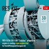 RESKIT RSU48-0484 PBY-5/5A/ OA-10A Catalina propellers, engines & cowlings (open engines bay) for Revell/Monogram/Hasegawa kit (3D Printed) 1/48